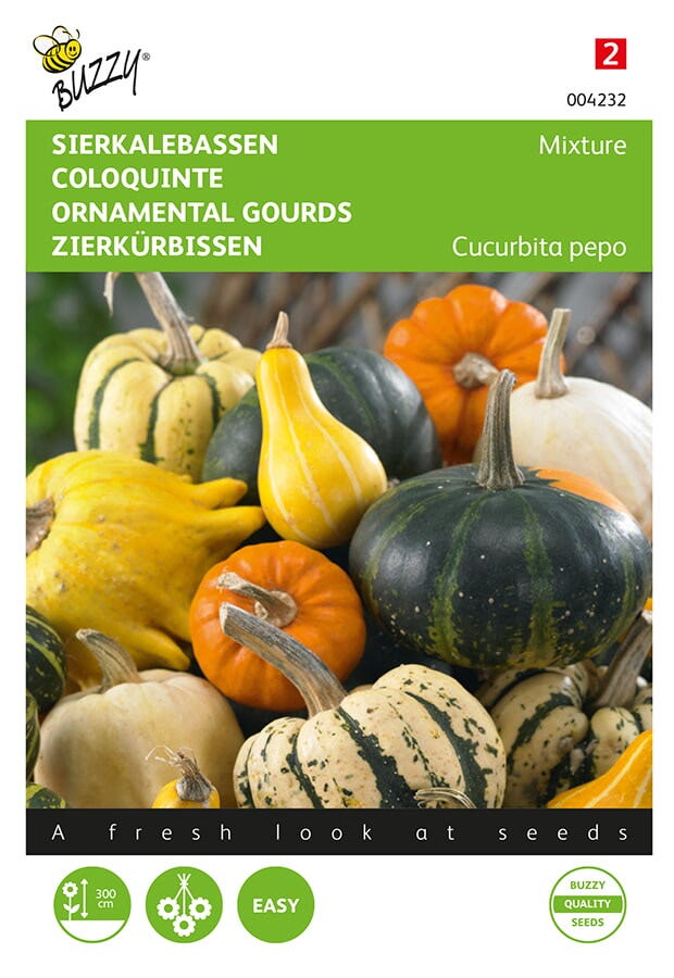 Cucurbita, Sierkalebas klein- en groot gemengd