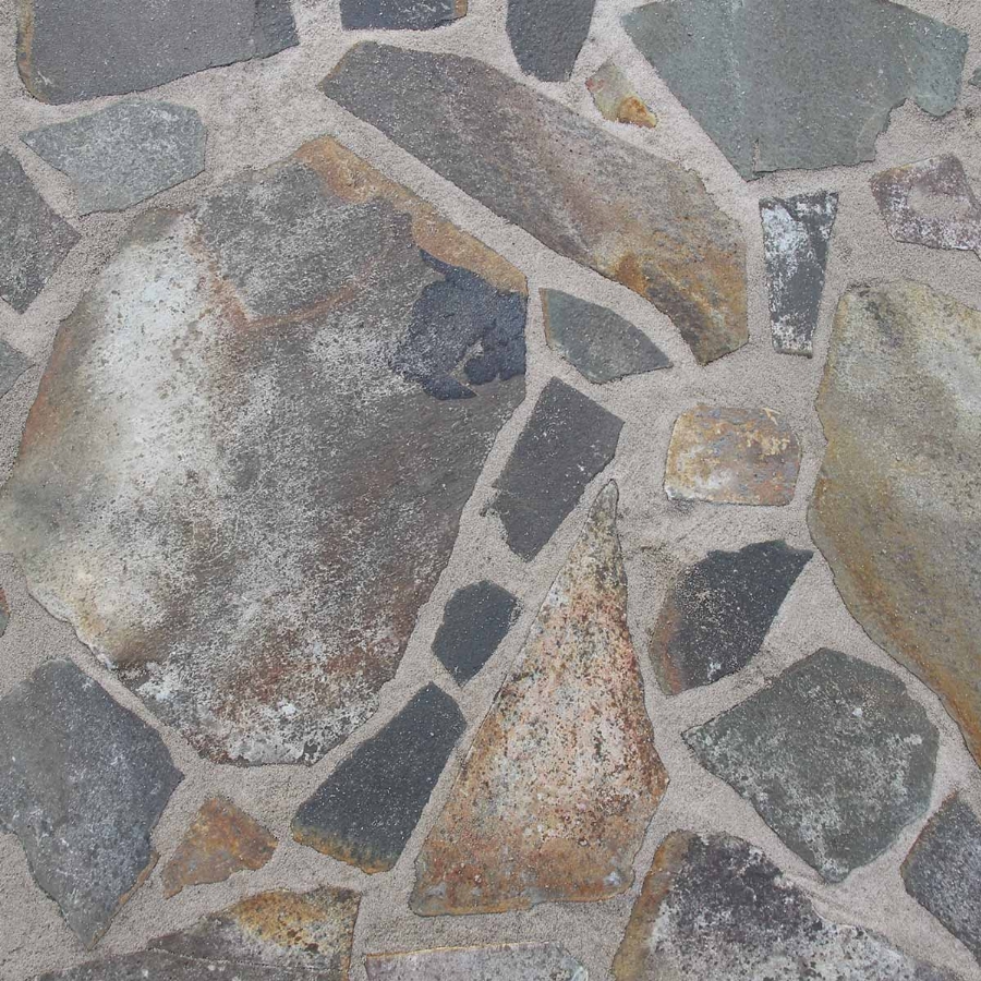 Flagstone kwartsiet forrest green melange 72,5kg p/m²