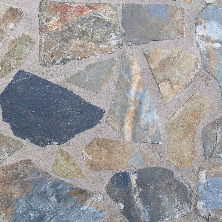 Flagstone kwartsiet glacier grey blue 90kg p/m²