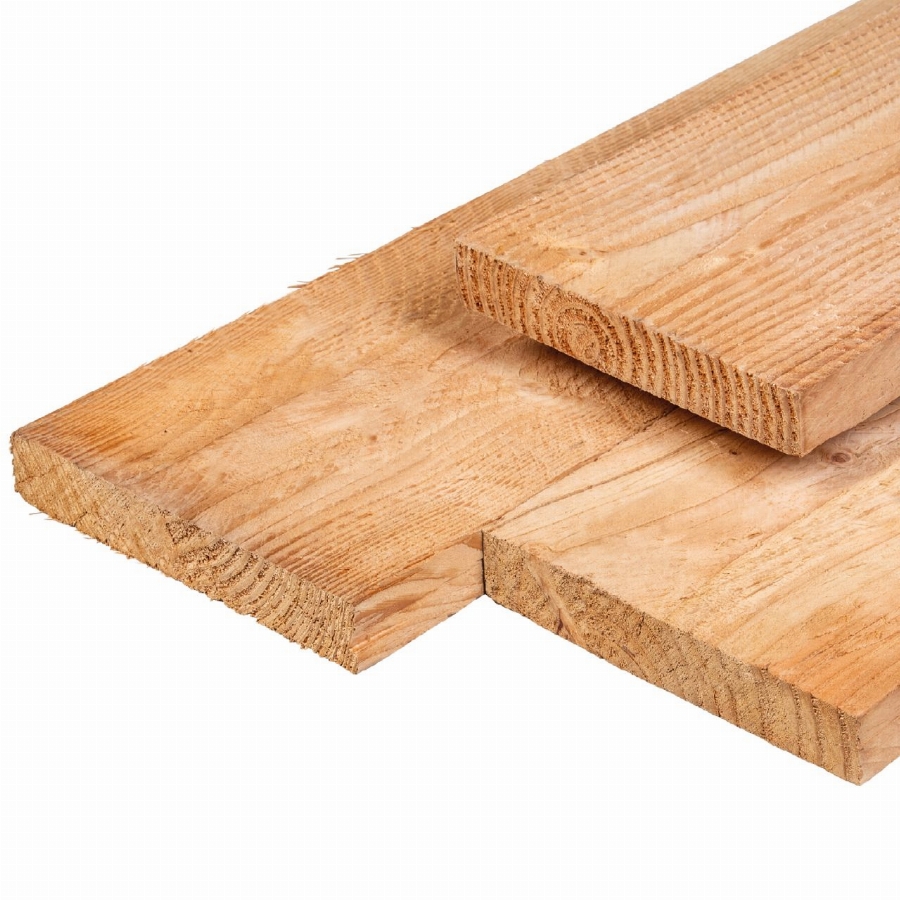 Gardenlux douglas plank geschaafde/fijnbezaagde 2,8x19,5x300cm onbehandeld