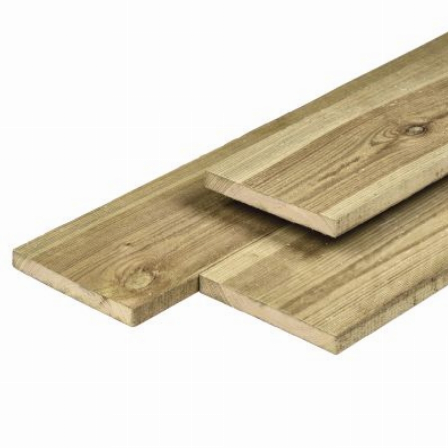 Gardenlux grenen plank geschaafd 1,5x14x180cm