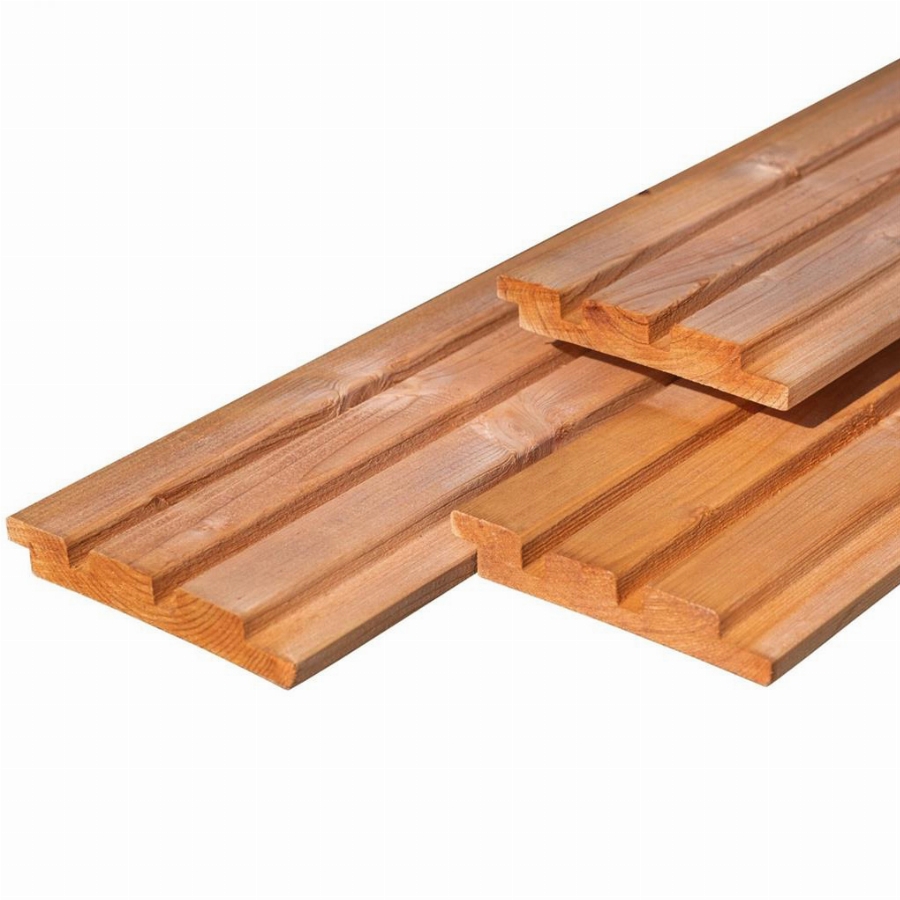 Gardenlux Red Class plank triple profiel 2,2x14x400cm