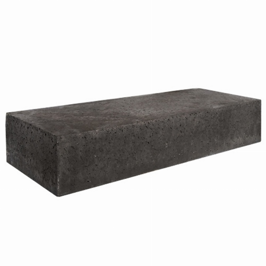 Oud Hollandse Traptrede massief 100x40x20cm carbon