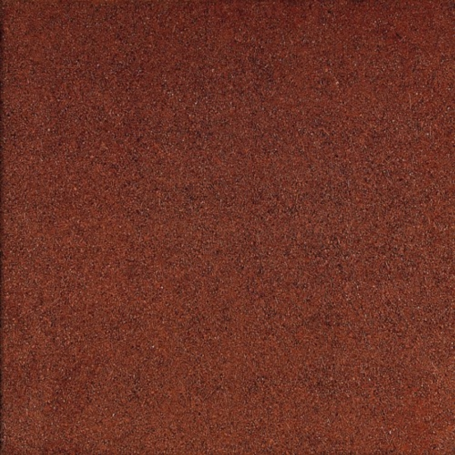 Rubbertegel 50x50x2,5cm rood