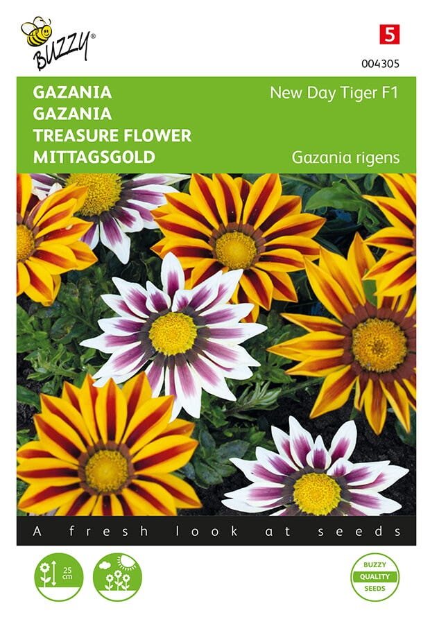 Gazania New Tiger F1 gemengd