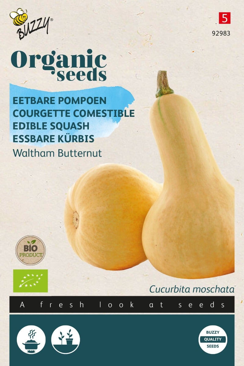 Eetbare Pompoen Waltham Butternut (BIO)