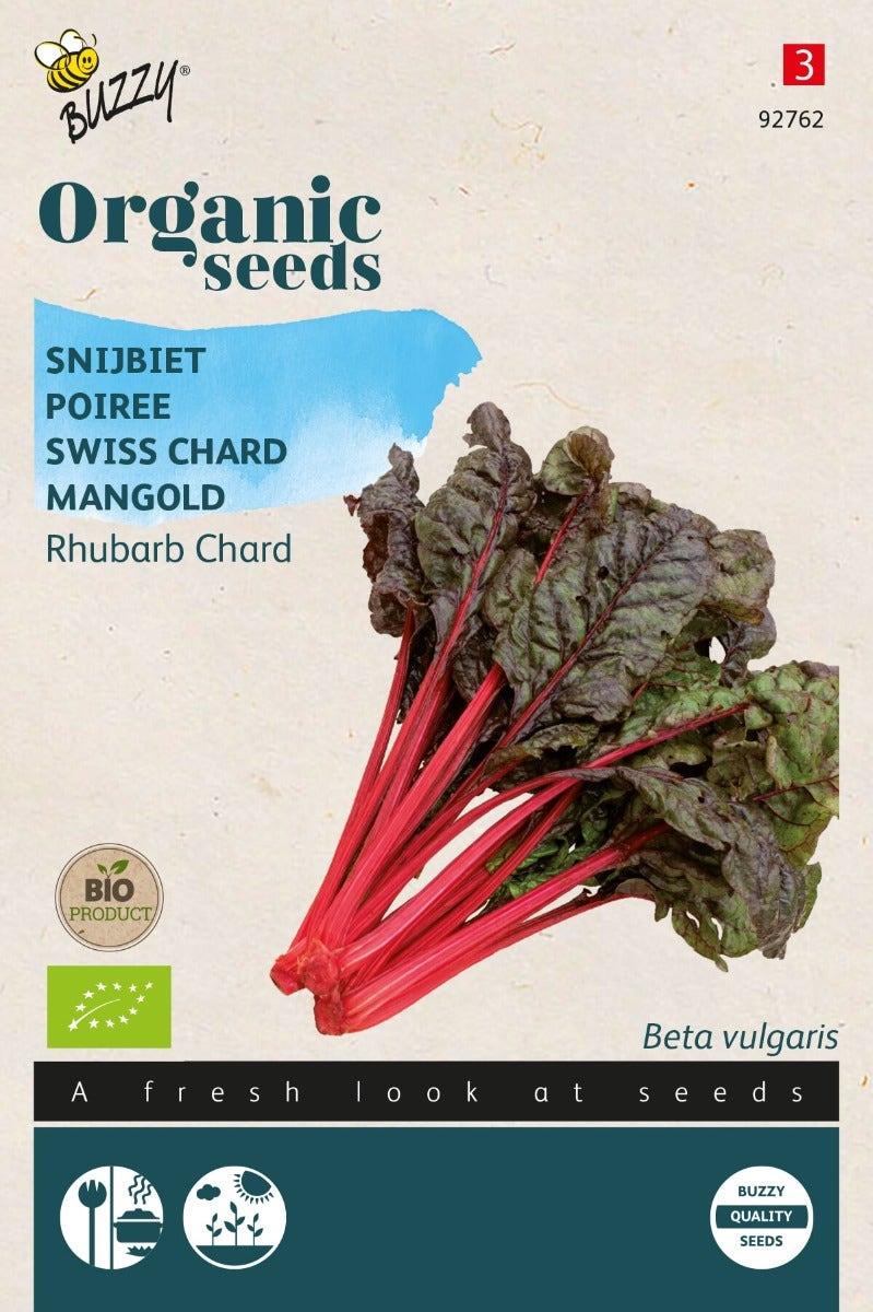 Snijbiet Rhubard Chard (BIO)